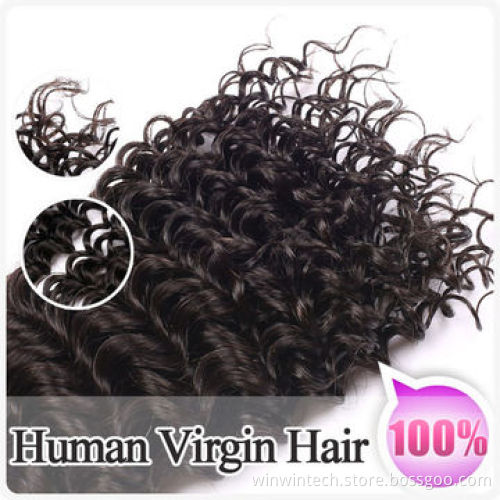 2014 Promotional Brazilian Curly Human Hair Weave, No Smell and Tangle FreeNew